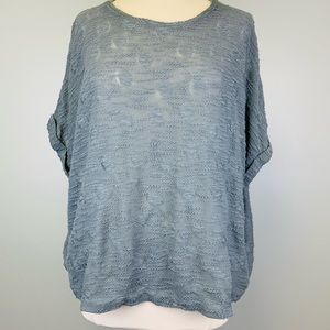 Umgee Gray Oversized Crew Neck - Size L